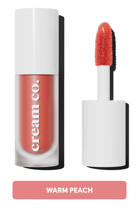 Cream Co. Allık Ruj Göz Farı Glow Tint Warm Peach | Nemlendirici Makyaj | Şef...