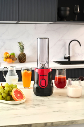 HOMEND Mixfresh 7026H Kişisel Smoothie Blender Siyah Kırmızı