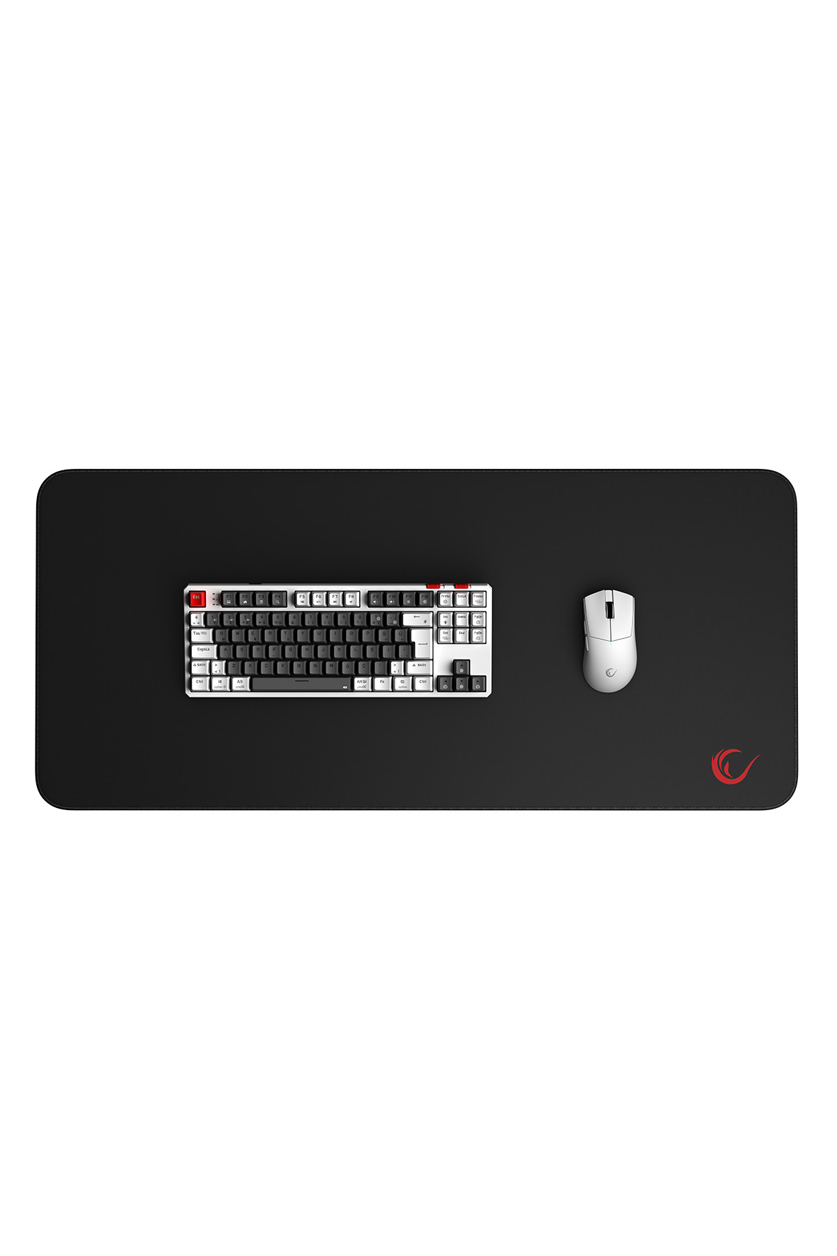 BLITZ XXL 900x400x4mm Dikişli Neutral Kumaş Siyah Gaming Mouse Pad 7