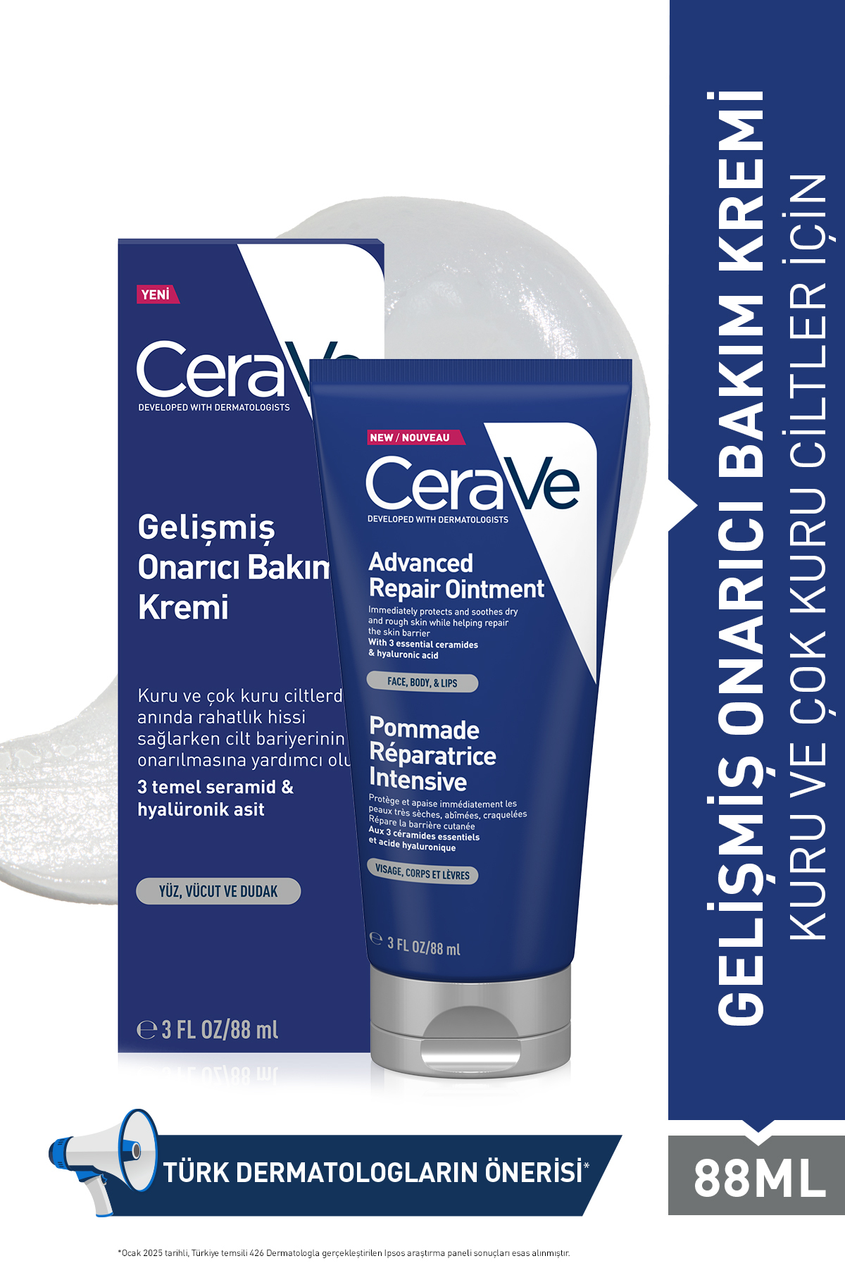 新品未開封　Flavia Concentrate Cream 30g CeraVe Gelişmiş Onarıcı Bakım Kremi 88 ml - Fiyatı, Yorumları