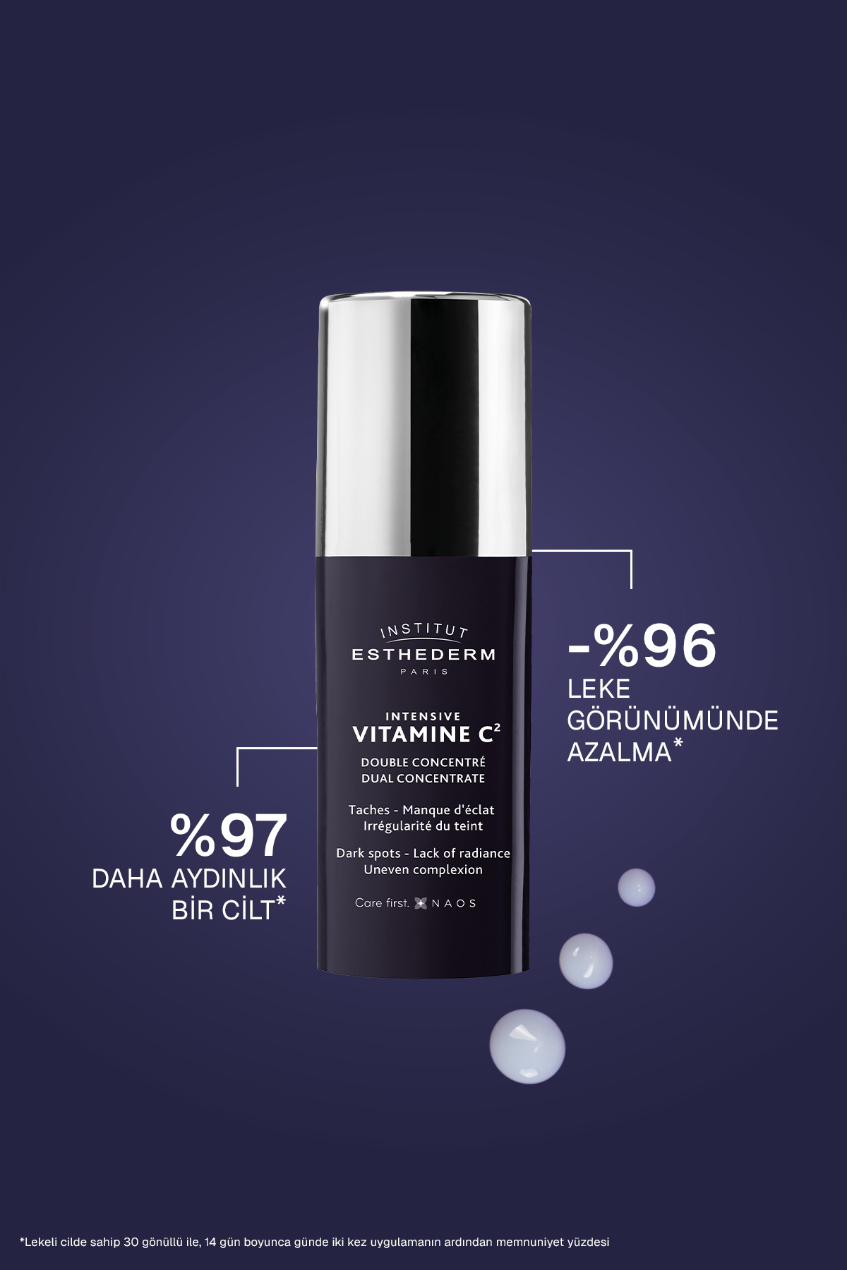 Intensive Vitamine C2 Serum Cilt Tonu Eşitleyici Aydınlatıcı Etkili Mucizevi Konsantre Serum 10ML — 3461020000543 — تصویر 3 از 4