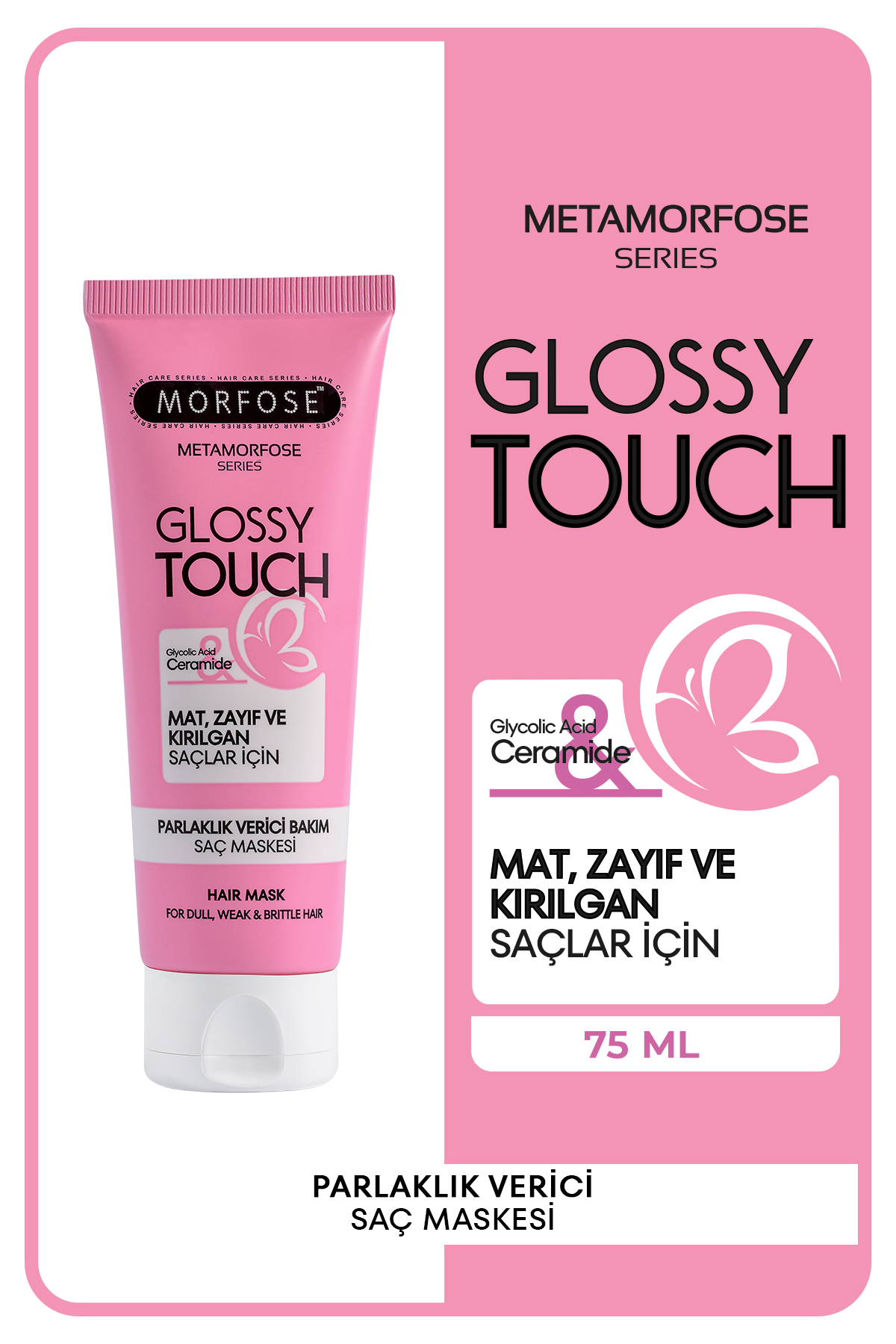 Morfose Metamorfose Parlaklık Verici Bakım Saç Maskesi 75 ML - Fiyatı, Yorumları