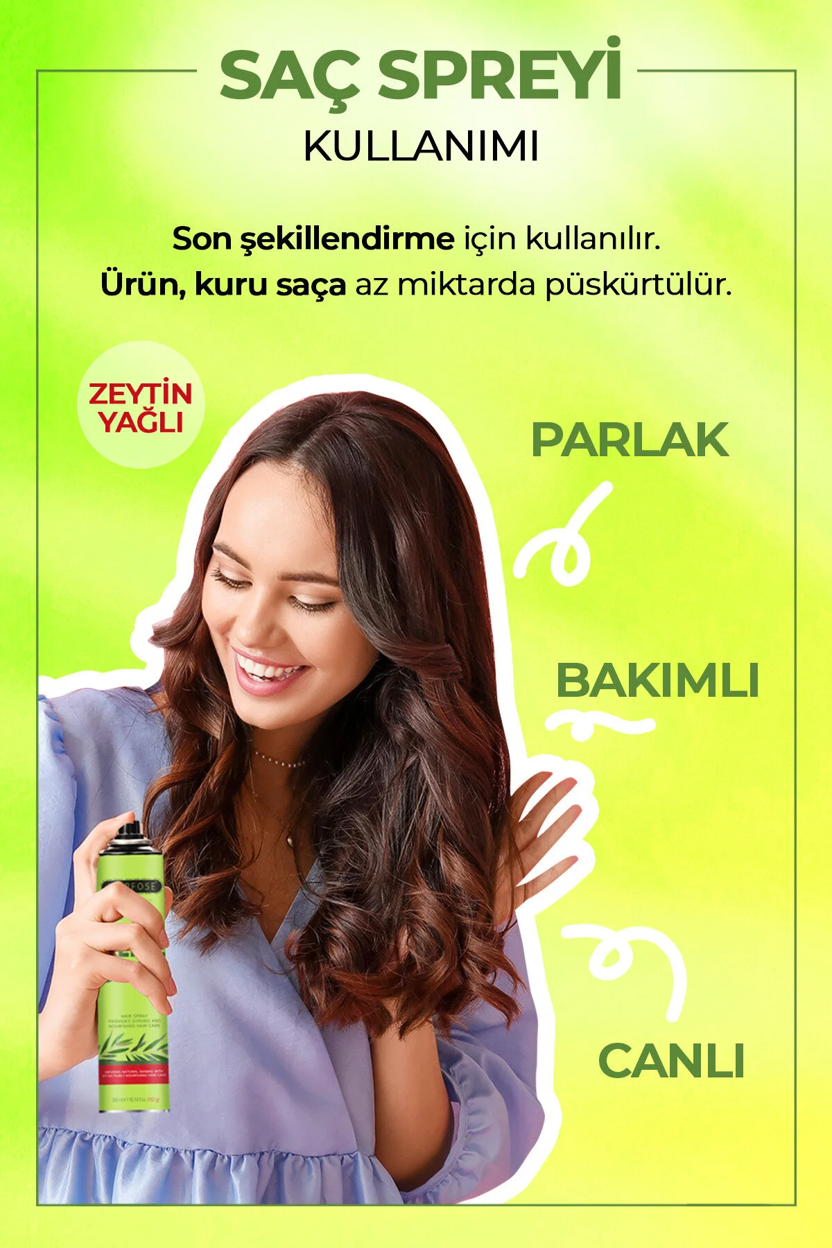 Morfose Vegan Zeytinyağlı Saç Spreyi 300 ml - Fiyatı, Yorumları