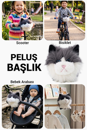 Wellgro Softyheads Çok Amaçlı Peluş Aksesuar - Scooter, Bisiklet, Bebek Araba...