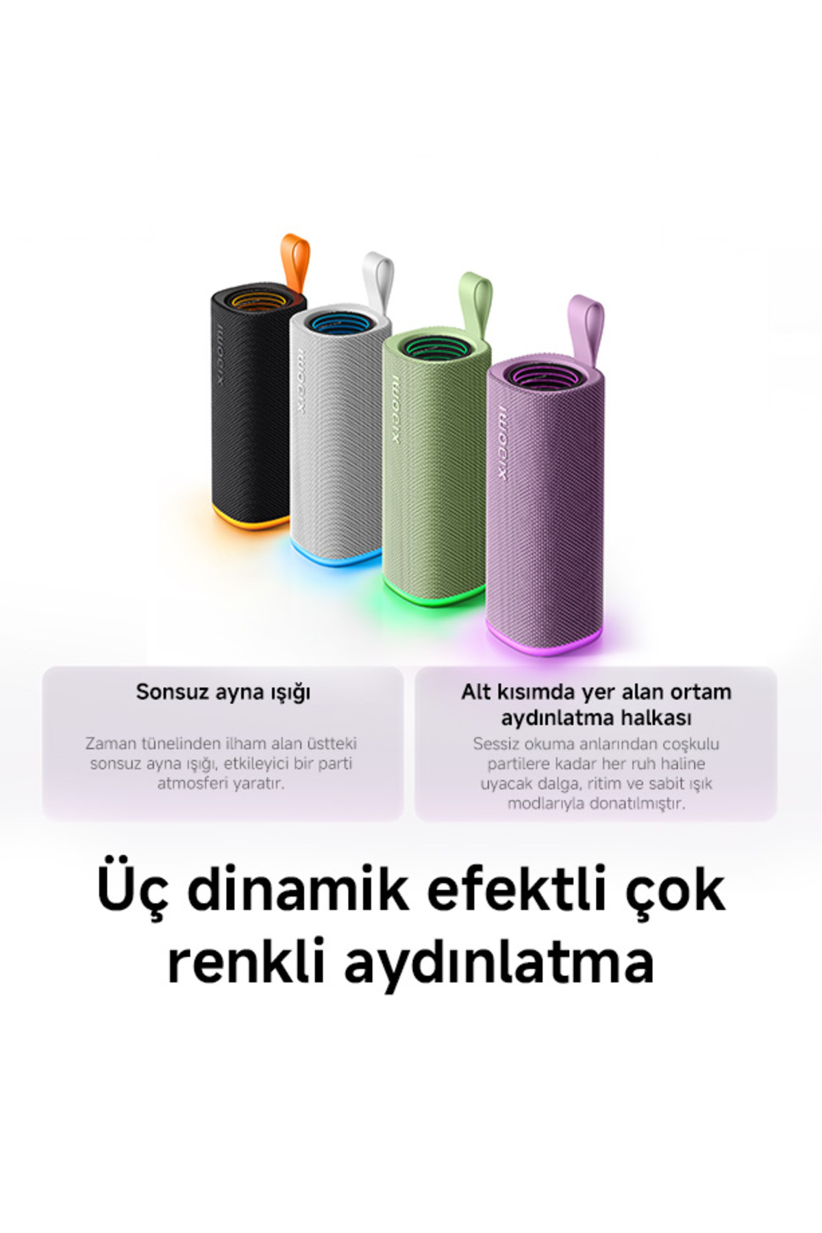 Sound Play 18W Yeşil IP68 Taşınabilir Bluetooth Hoparlör (Xiaomi Türkiye Garantili) 5