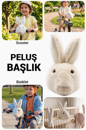 Wellgro Softyheads Çok Amaçlı Peluş Aksesuar - Scooter, Bisiklet, Bebek Araba...