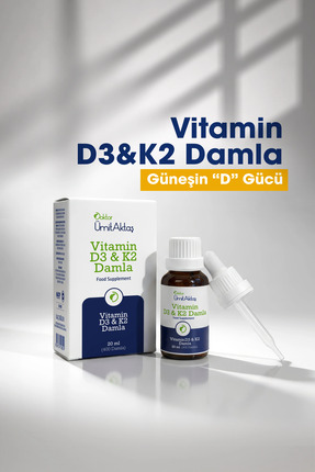 Dr. Ümit Aktaş D3 K2 Vitamin Damlası - 400 Damla