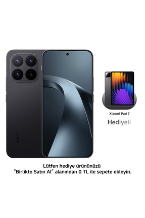Xiaomi 17T Pro 12+256G Siyah (Xiaomi Türkiye Garantili)