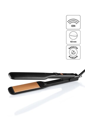 Arzum AR5192 Mona Sense Geniş Plakalı Saç Düzleştirici, Keratin, Argan Yağlı ...