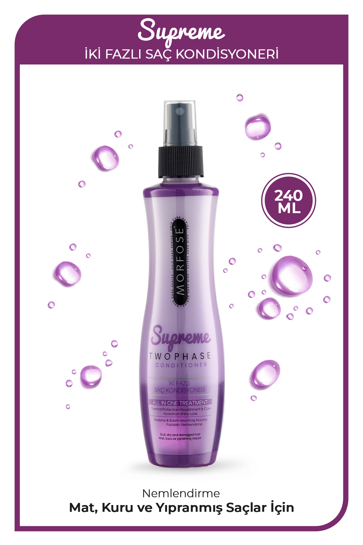 Morfose Supreme Fön Suyu 240 ml - Nemlendirme — 1100015597