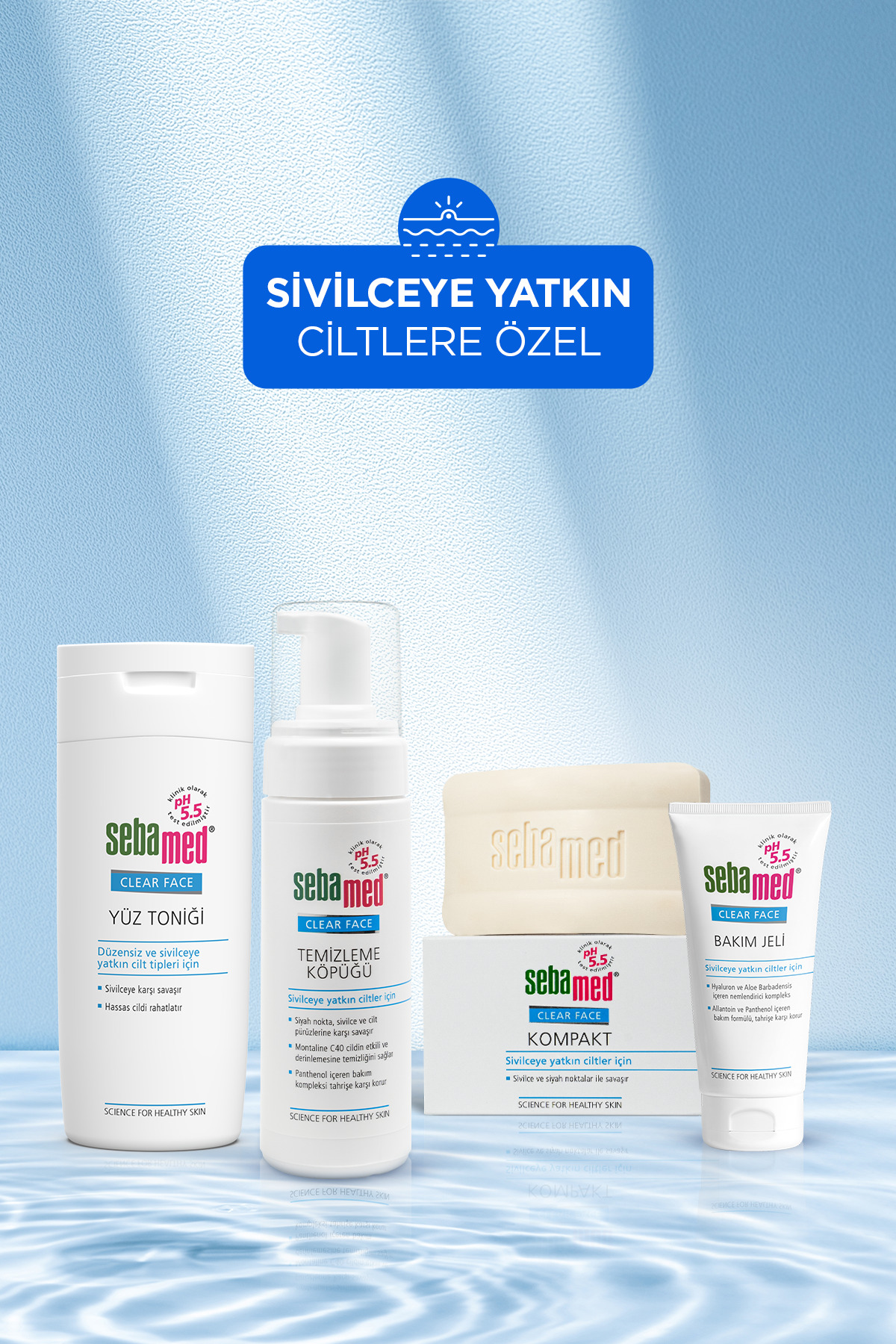 Gözenek Temizleyici Kompakt Yüz Sabunu 100 gr x 2 Adet Set Hassas ve Yağlı Ciltler İçin Arındırıcı — SET.SBMD.7 — تصویر 2 از 2