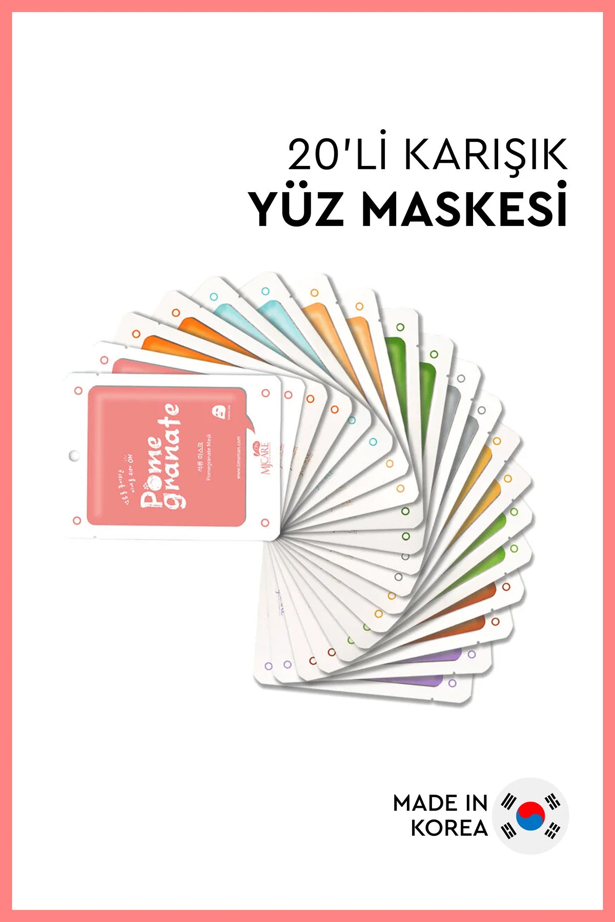 Mjcare 20'li Karışık Yüz Maskesi — 1518025