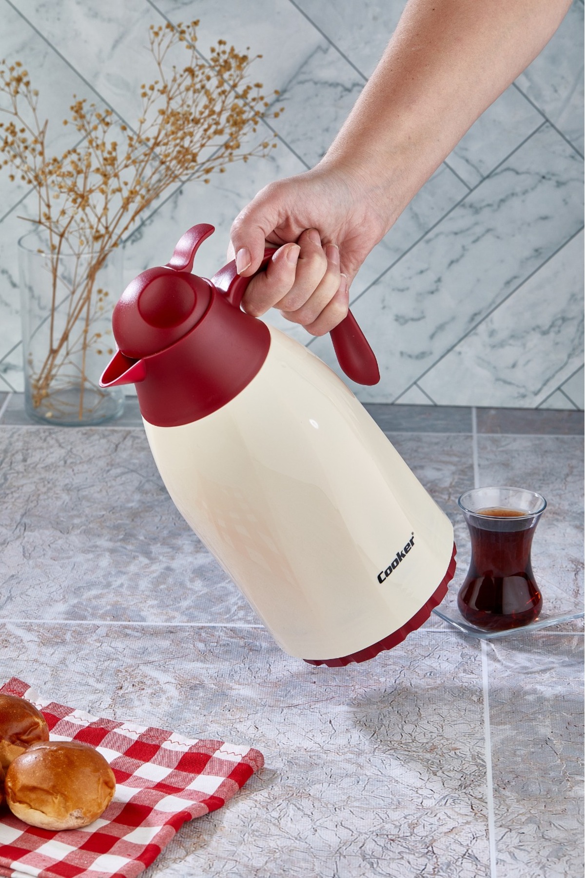فلاسک Cooker لیوان 1.3 لیتر HeatLock Retro CKR2075 اورجینال - تصویر 5