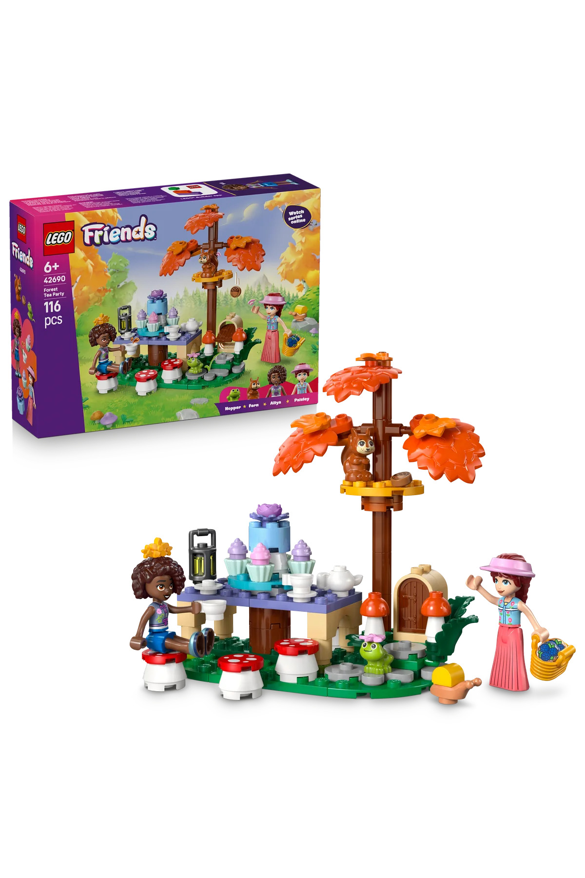 LEGO ®   Friends Forest Tea Party 42690 - Stavebnica pre deti od 6 rokov (116...