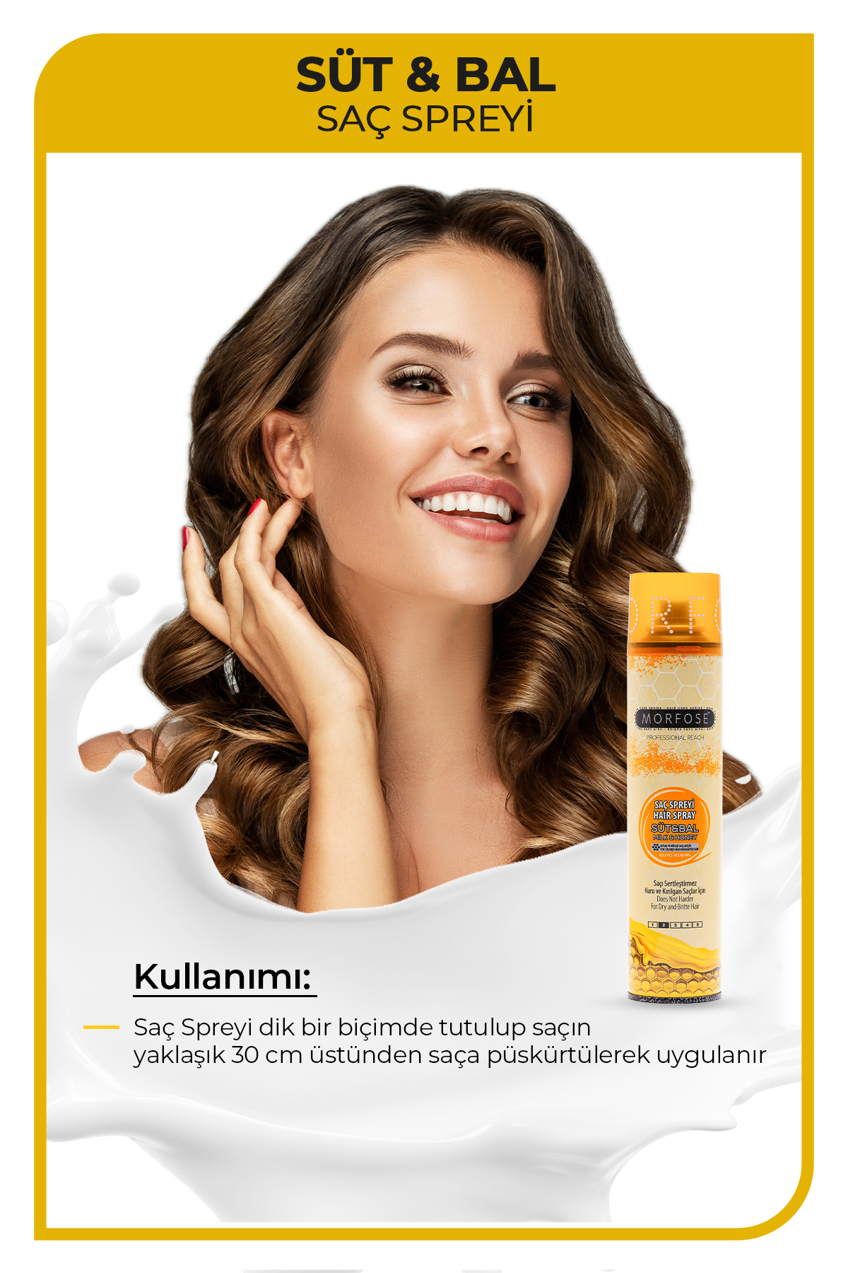 Süt & Bal Saç Spreyi 250 ml — 1100016254 — تصویر 3 از 3