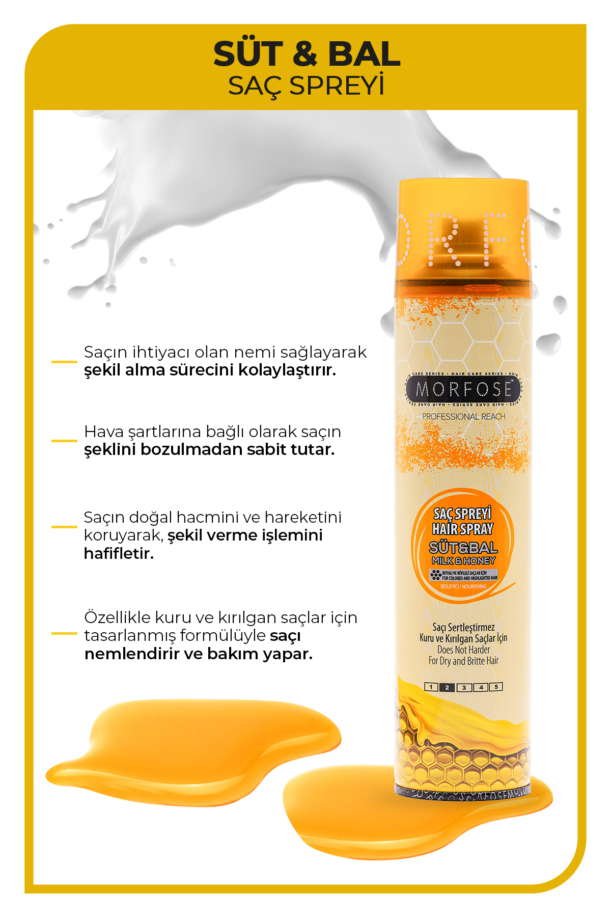 Süt & Bal Saç Spreyi 250 ml — 1100016254 — تصویر 2 از 3