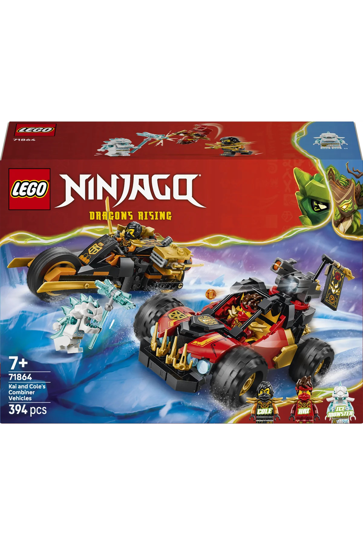 LEGO ® NINJAGO® Kai ve Cole'un Birleşen Araçları 71864 - 7+ Yaş