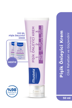 Mustela Bebek Pişik Önleyici Koruyucu Doğal Kökenli Bakım Kremi 50ml Seyahat ...