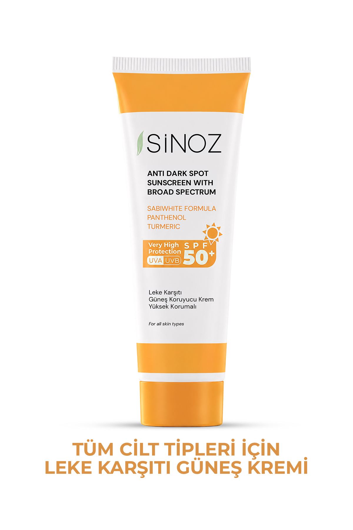 SİNOZ Spf50+ Leke Karşıtı Yüksek Koruyucu Yüz Güneş Kremi Normal Ve Kuru Cilt...