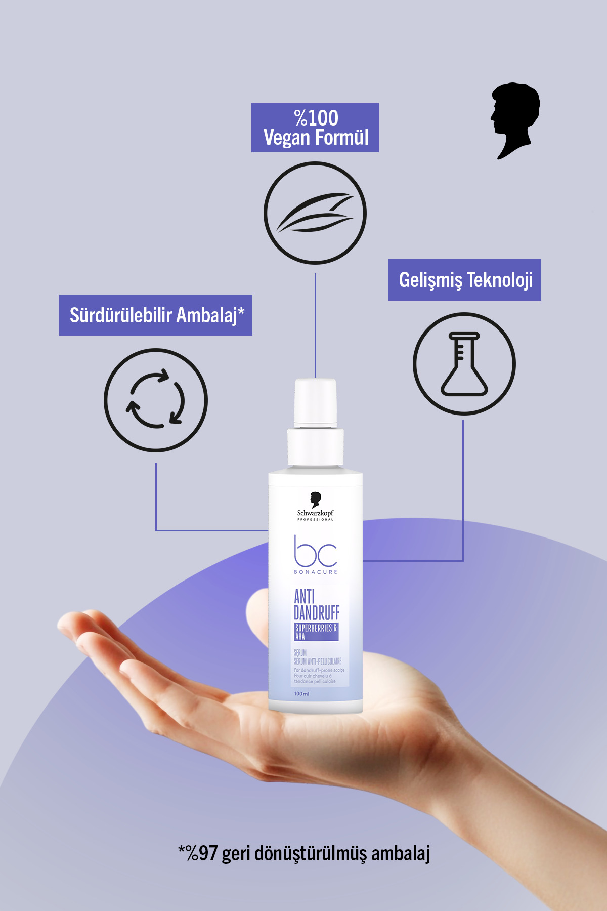 سرم ضد شوره BC Clean 100 میلی لیتر | ضد شوره، AHA — 4045787998177 — تصویر 5 از 9