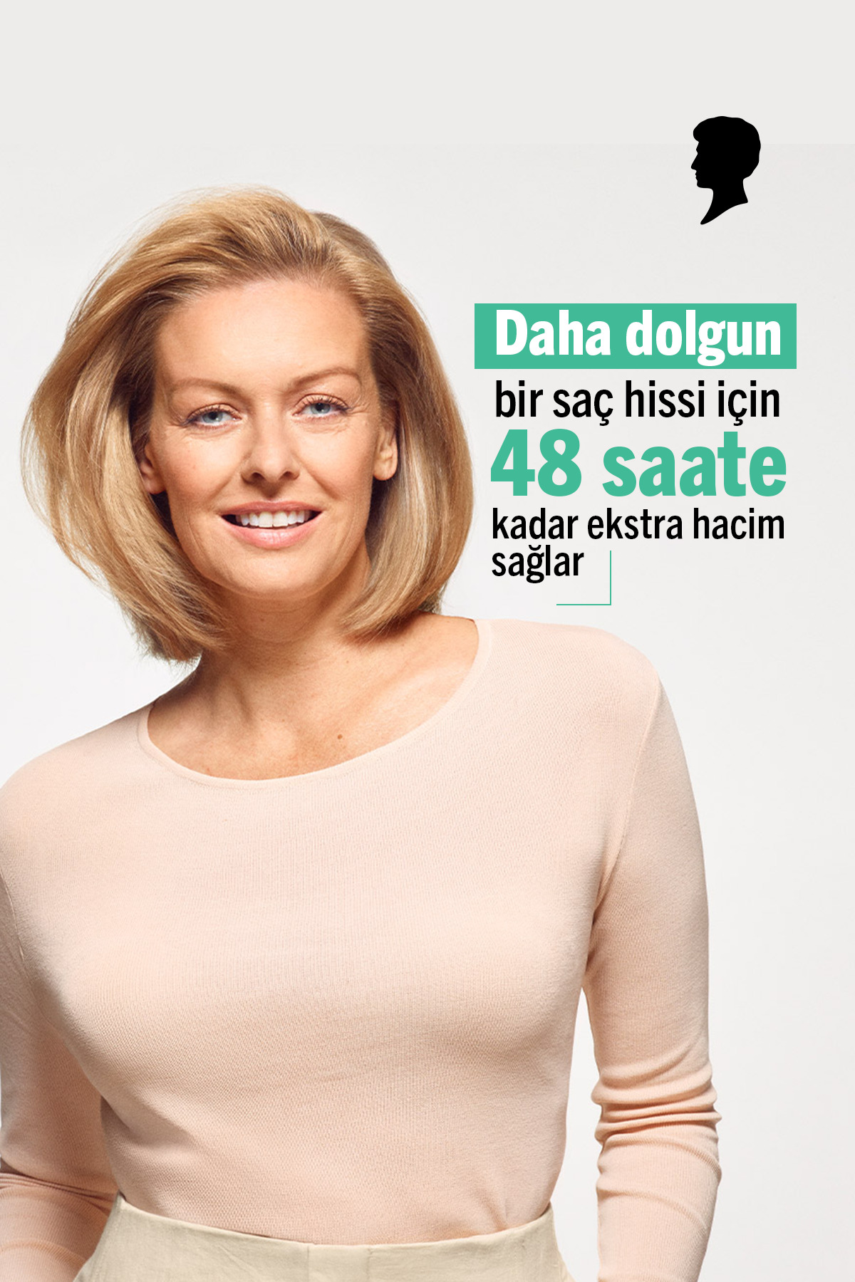 Hacim Arttırıcı Bakım Köpüğü 150ml | İnce Telli Saçlar İçin 48 Saat Dolgunluk, Kreatin ve Panthenol — 4045787727999 — تصویر 5 از 11