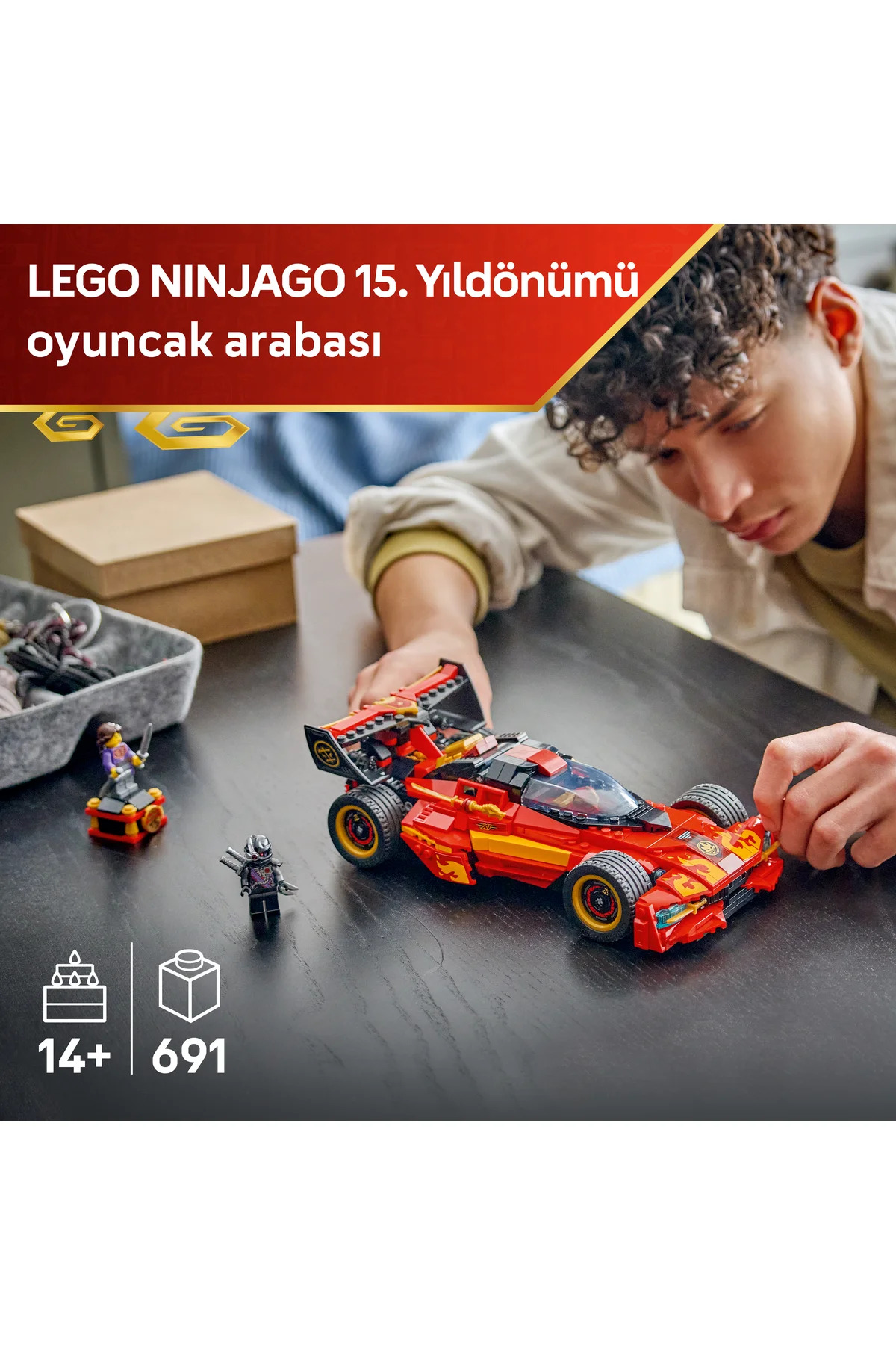 LEGO ® NINJAGO® X-1 Ninja Turbo Otomobili 15. Yıl Dönümü 71867