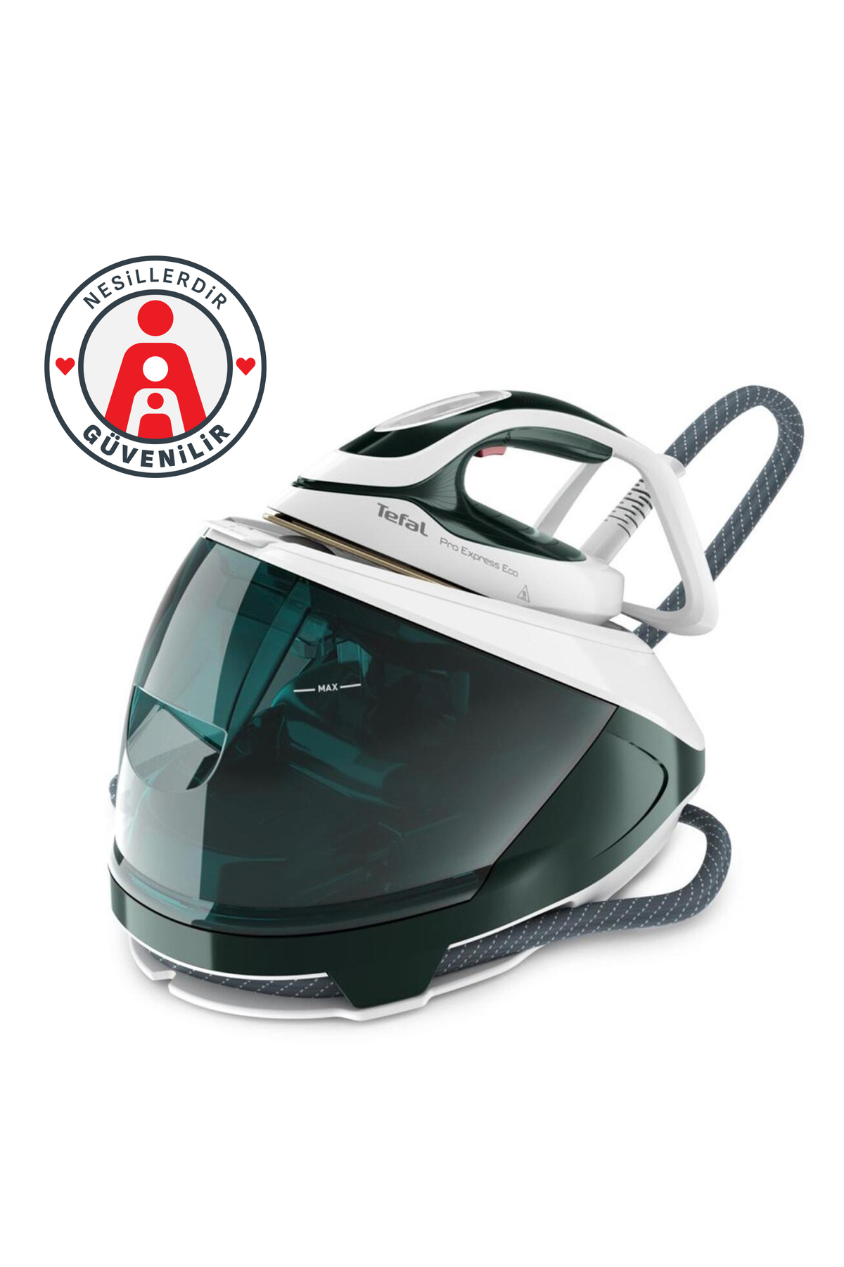 TEFAL GV9E2 Pro Express Eco 140 gr Sürekli Buhar ve 560 gr Şok Buharlı 2200 Watt Buhar Kazanlı Ütü