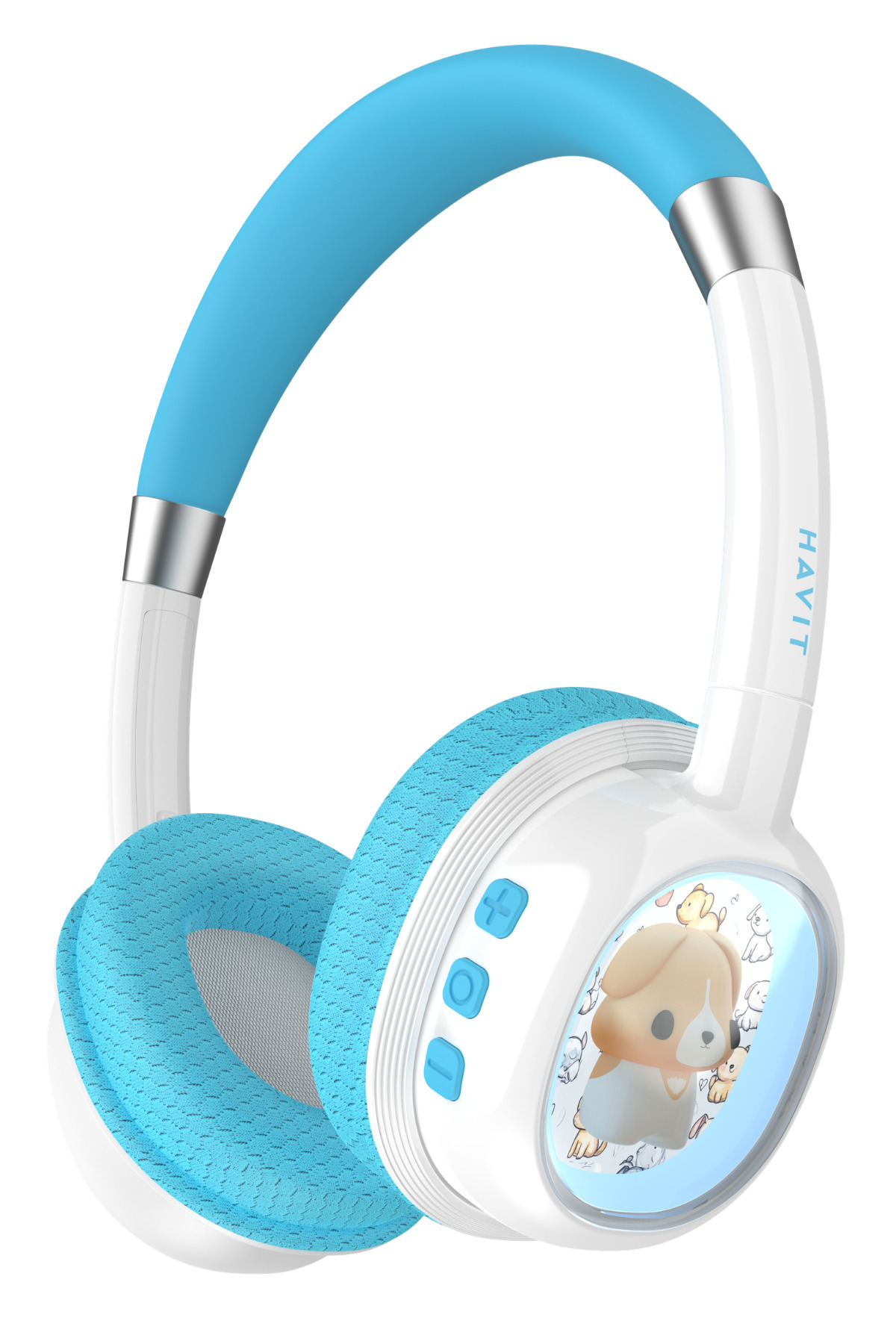 H698BT Bluetooth Kids Headset with Over-Ear Light - Toy Design, 85dB Safe Sound Limit, BT5.4