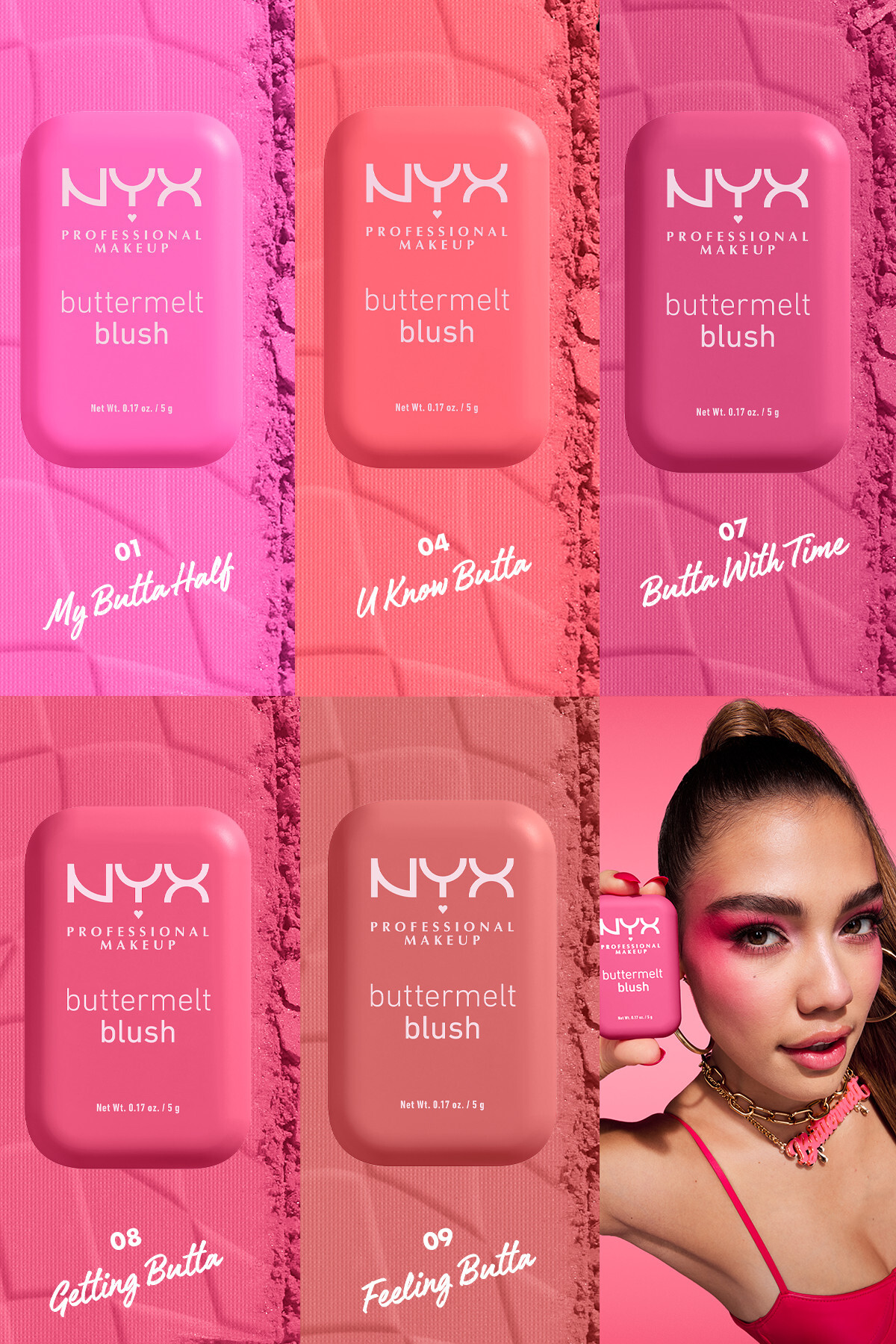 پودر رژ گونه کرمی ماندگار 12 ساعته Buttermelt Blush - 04 U Know Butta