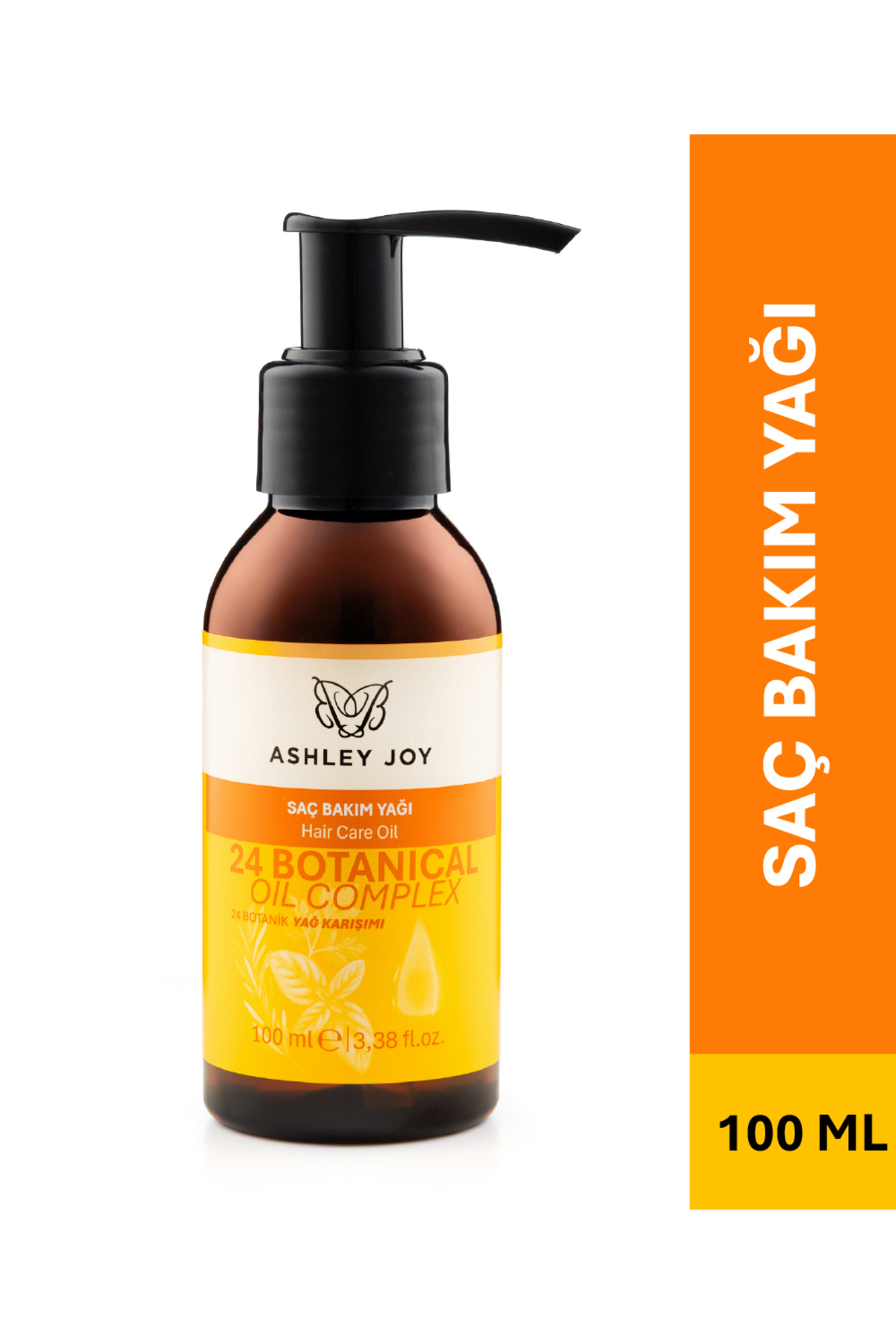 ASHLEY JOY Dökülme Ve Yıpranma Karşıtı Bitkisel Kompleks Saç Bakım Yağı 100 ml — AJ.02.00003