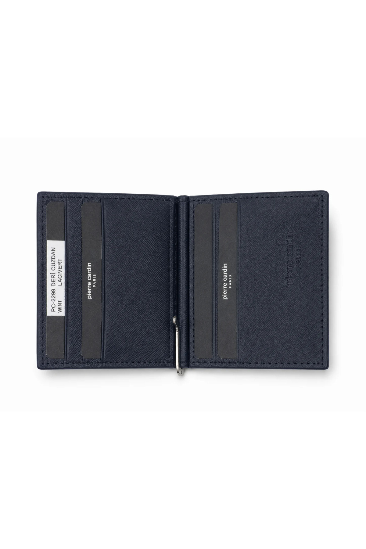 کیف پول پیر کاردین مردانه چرم آبی سرمه ای Menswear راسته    متوسط  شیک | Pierre Cardin TPD-PC-2299 TR - تصویر 6