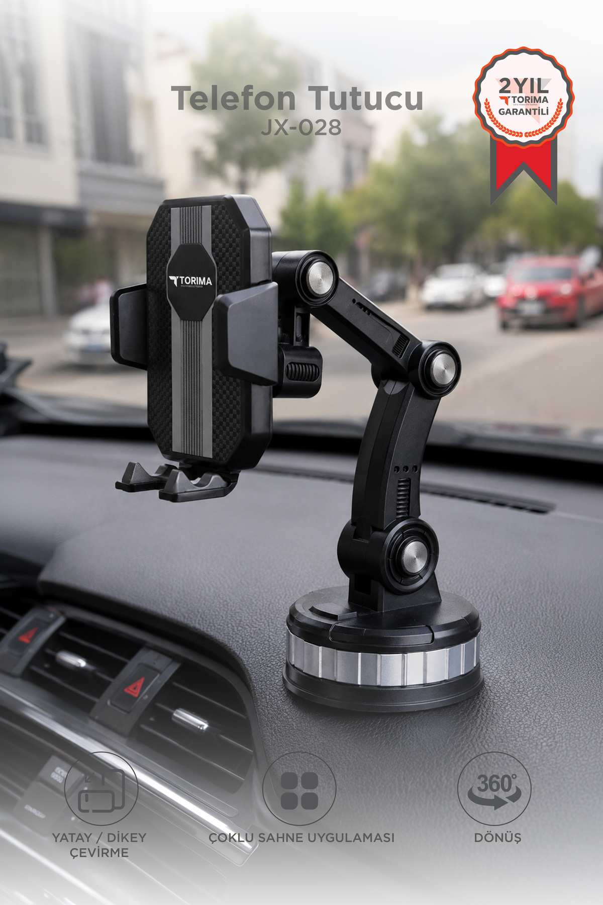 Torima Telefon Tutucu 360 Derece Dönebilen Oto Aksesuarları JX028