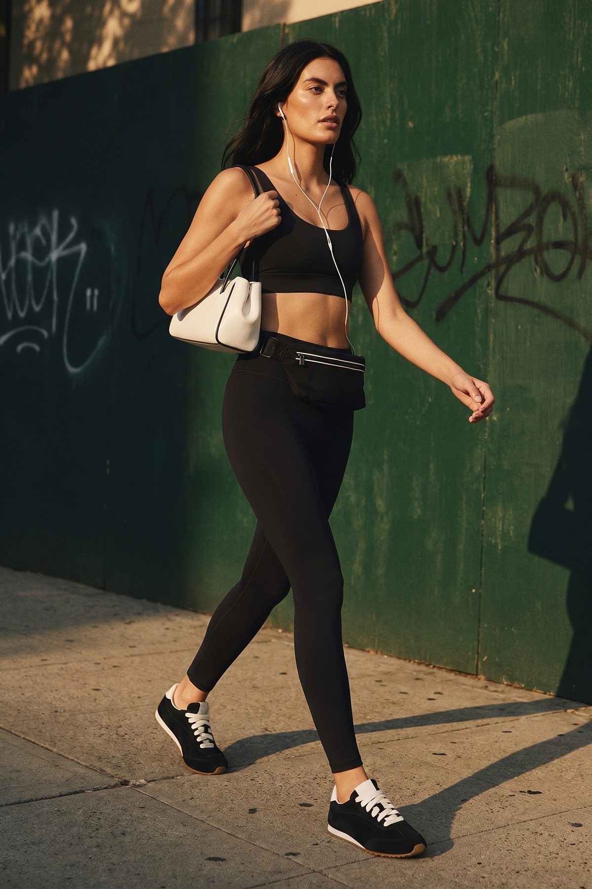 Trendyolmilla Siyah Premium Poliamid Kumaş Örme Tam Boy Spor Tayt THMSS26TY00018