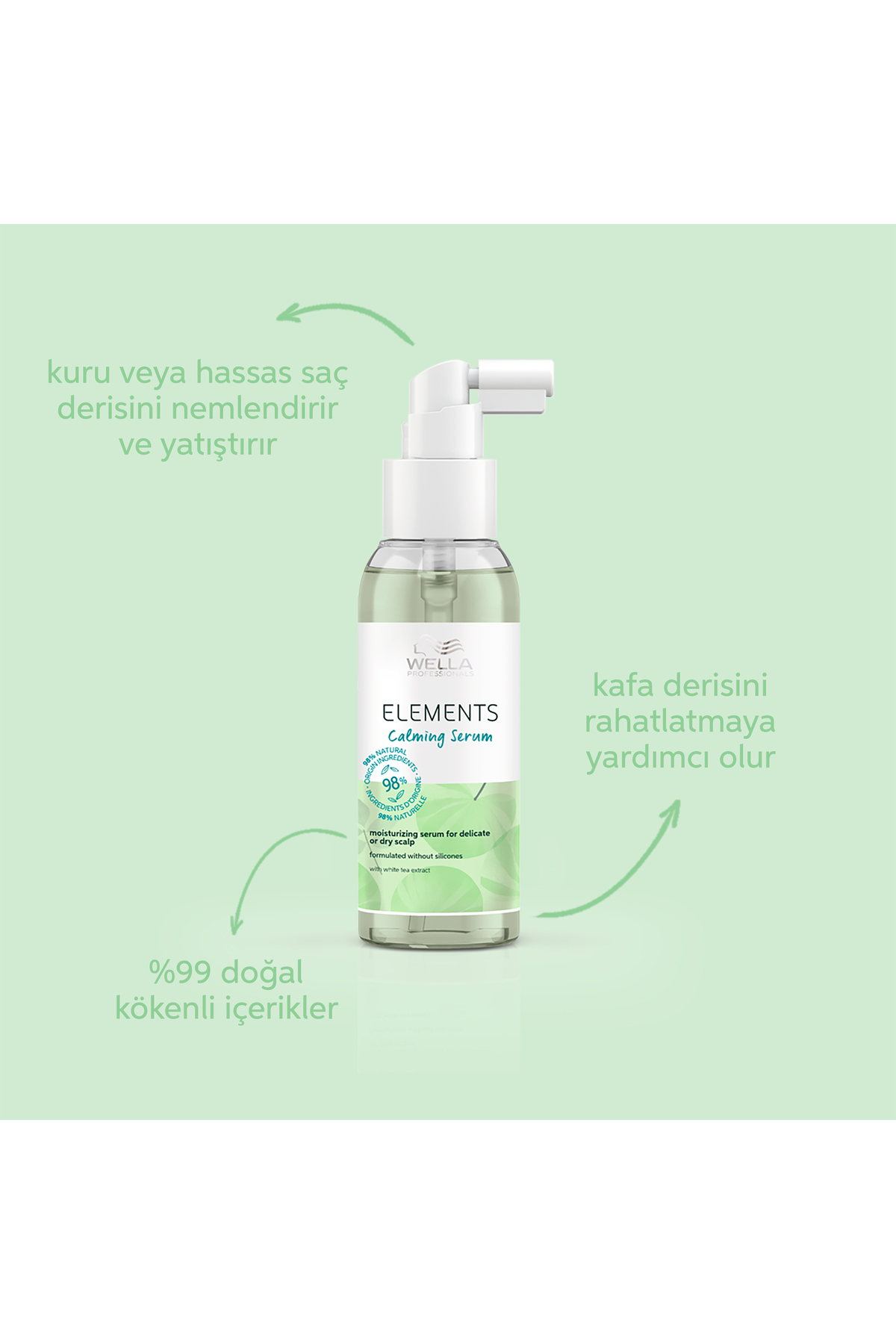 Elements Kuru ve Hassas Saç Derisi İçin Yatıştırıcı Saç Serumu 100 ML — 4064666035673 — تصویر 4 از 7