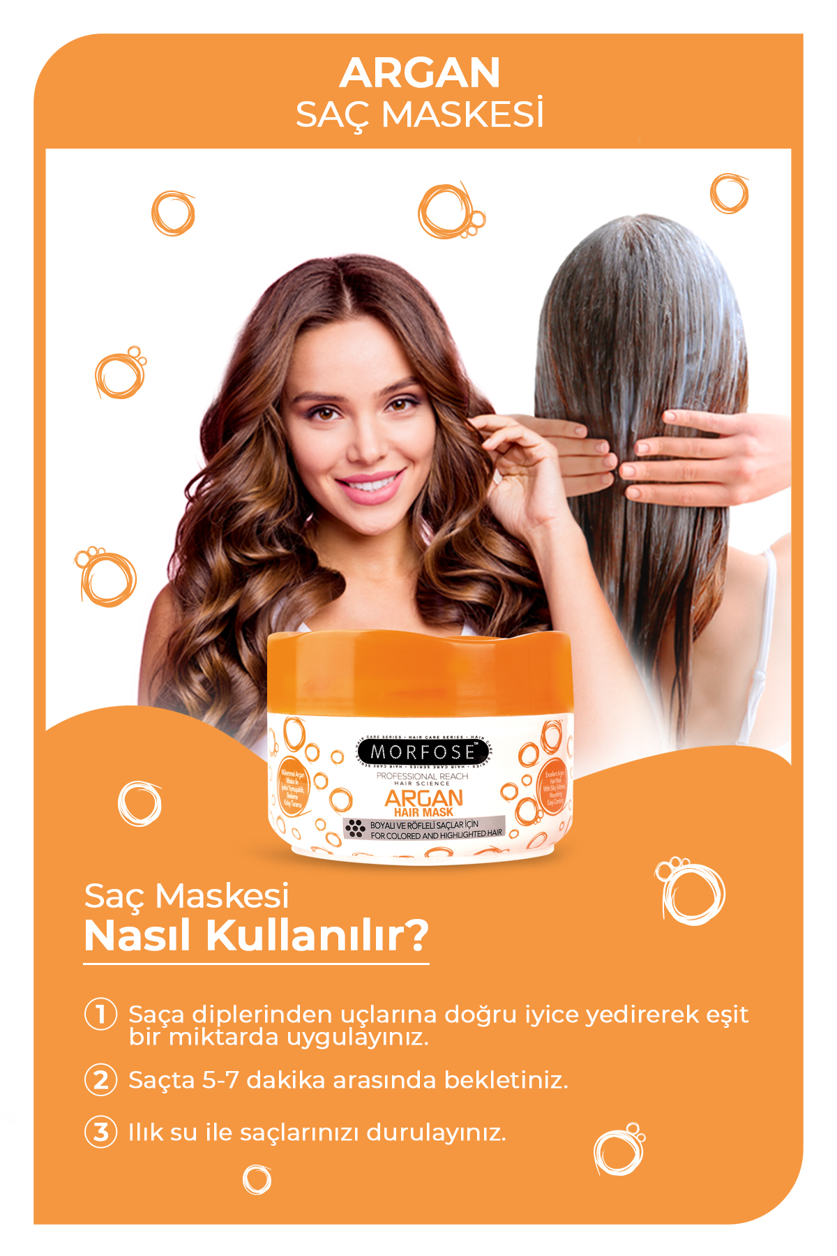 Argan Saç Maskesi 500 ml — 8680678831094 — تصویر 3 از 3
