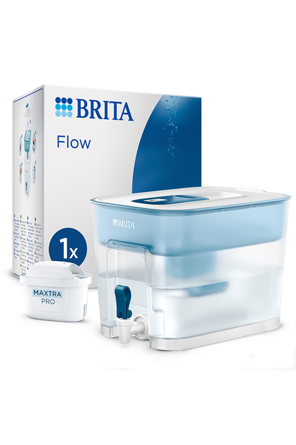 Flow 1x MAXTRA PRO Pure Performance Water Treatment Dispenser with Filter (8.2L)