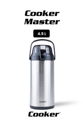 Cooker Master 4.5 Litre Paslanmaz Çelik Pompalı Termos CKR2009
