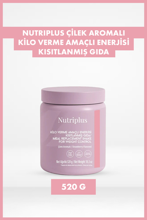 Farmasi Nutriplus Kilo Verme Amaçlı Enerjisi Kısıtlanmış Gıda Çilek Aromalı 5...