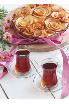 LAV Duru Cam Çay Bardağı 6 Kişilik 155 ml