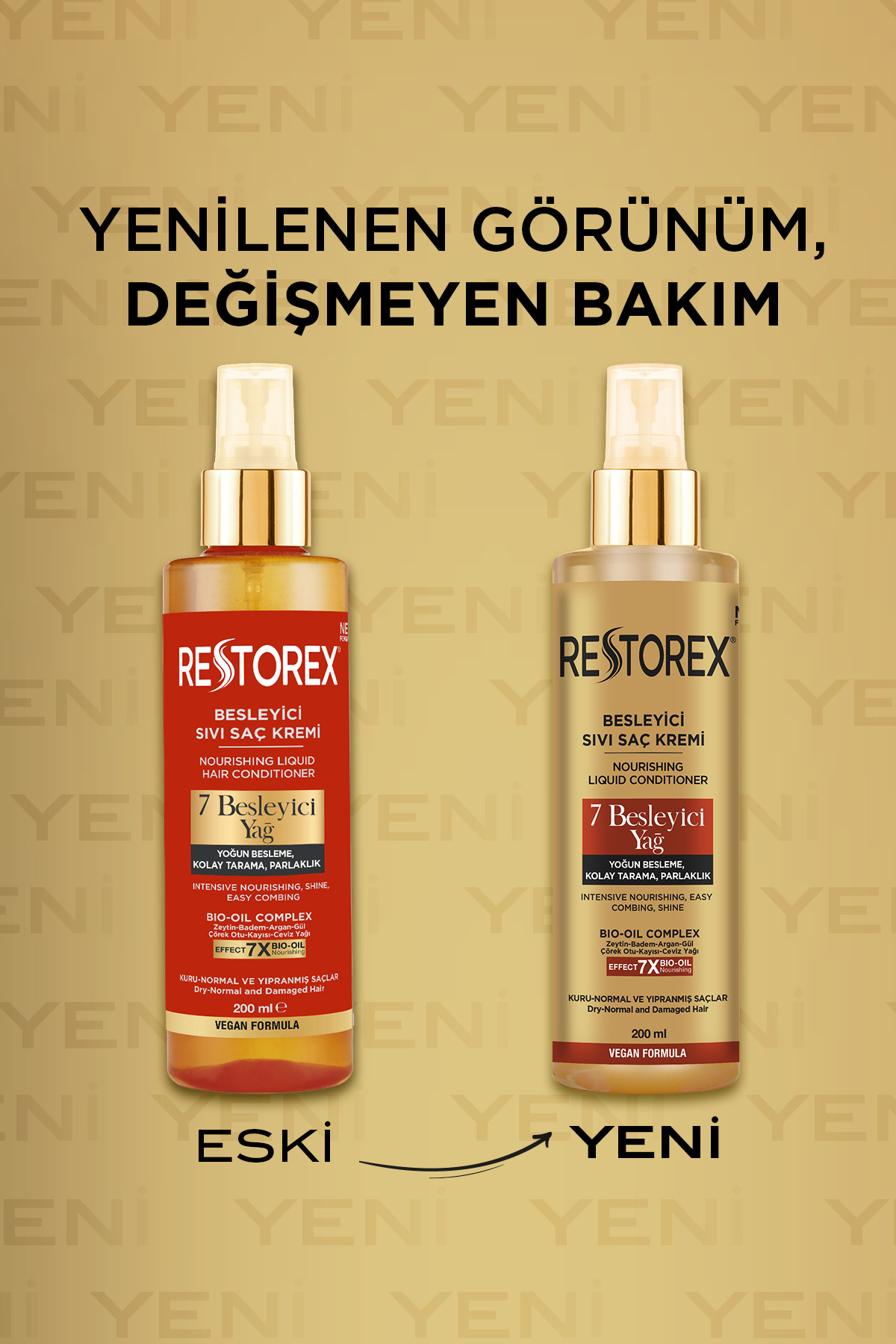 7 Besleyici Yağ Sıvı Saç Kremi 200 Ml - Parlaklık ve İpeksi Yumuşaklık - Kuru ve Yıpranmış Saçlar — 8680512633709 — تصویر 2 از 5