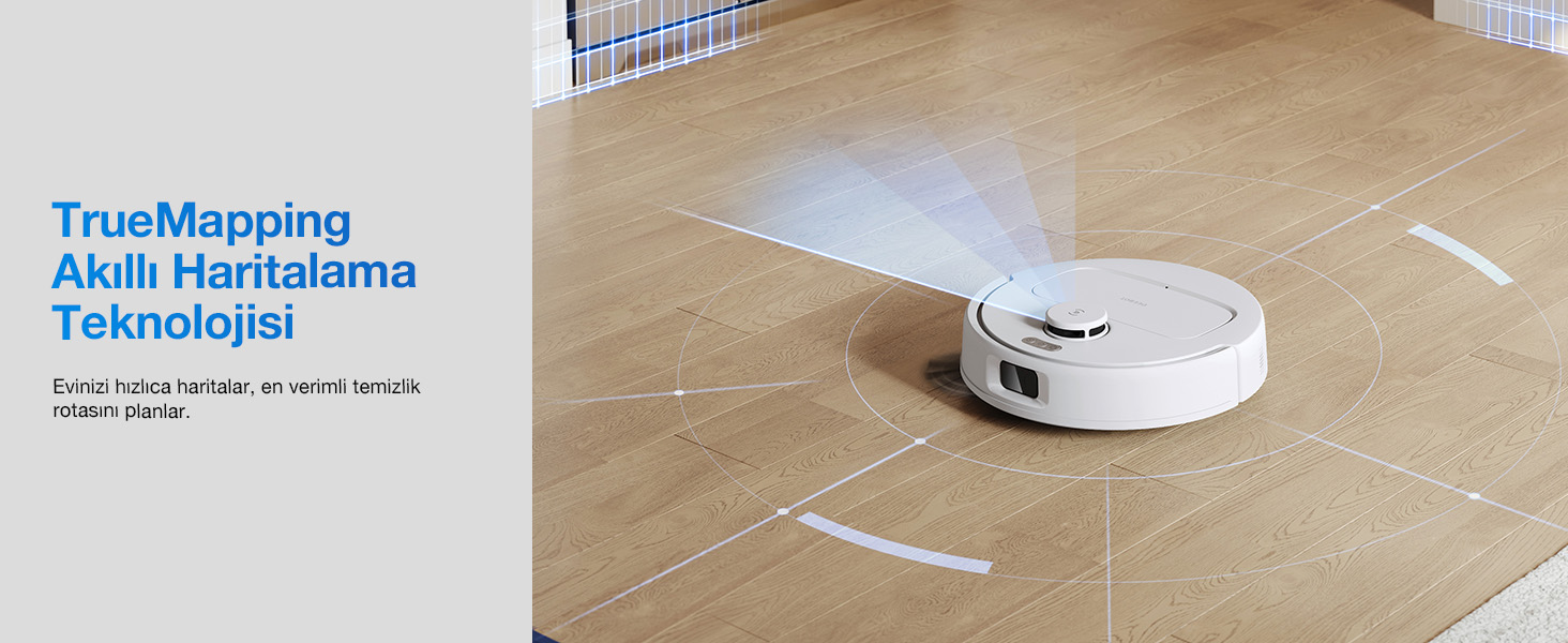 Ecovacs Deebot N20e Plus Robot Süpürge ve Paspas