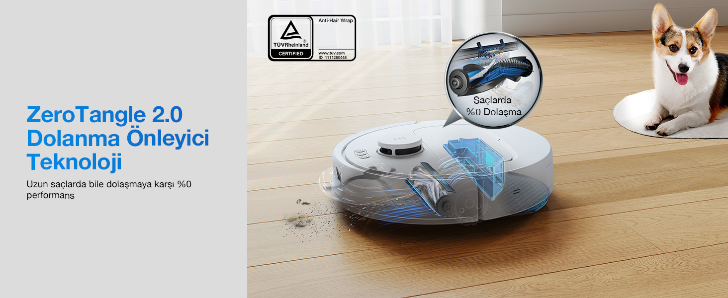 Ecovacs Deebot N20e Plus Robot Süpürge ve Paspas