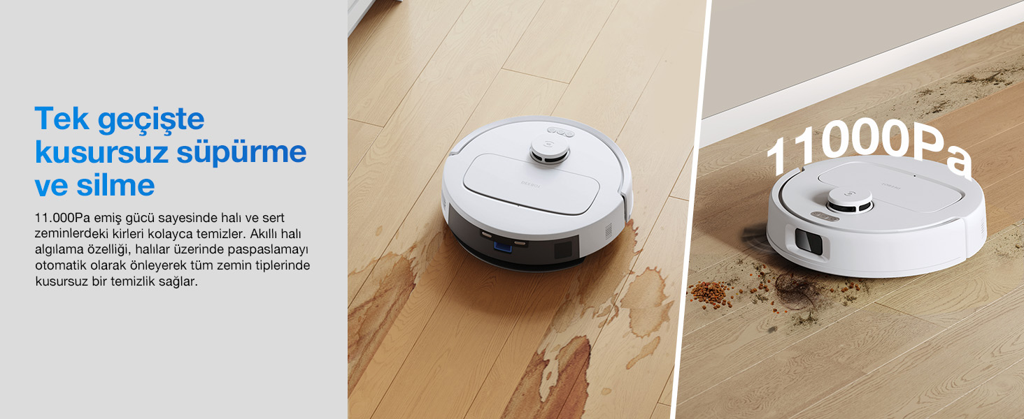 Ecovacs Deebot N20e Plus Robot Süpürge ve Paspas