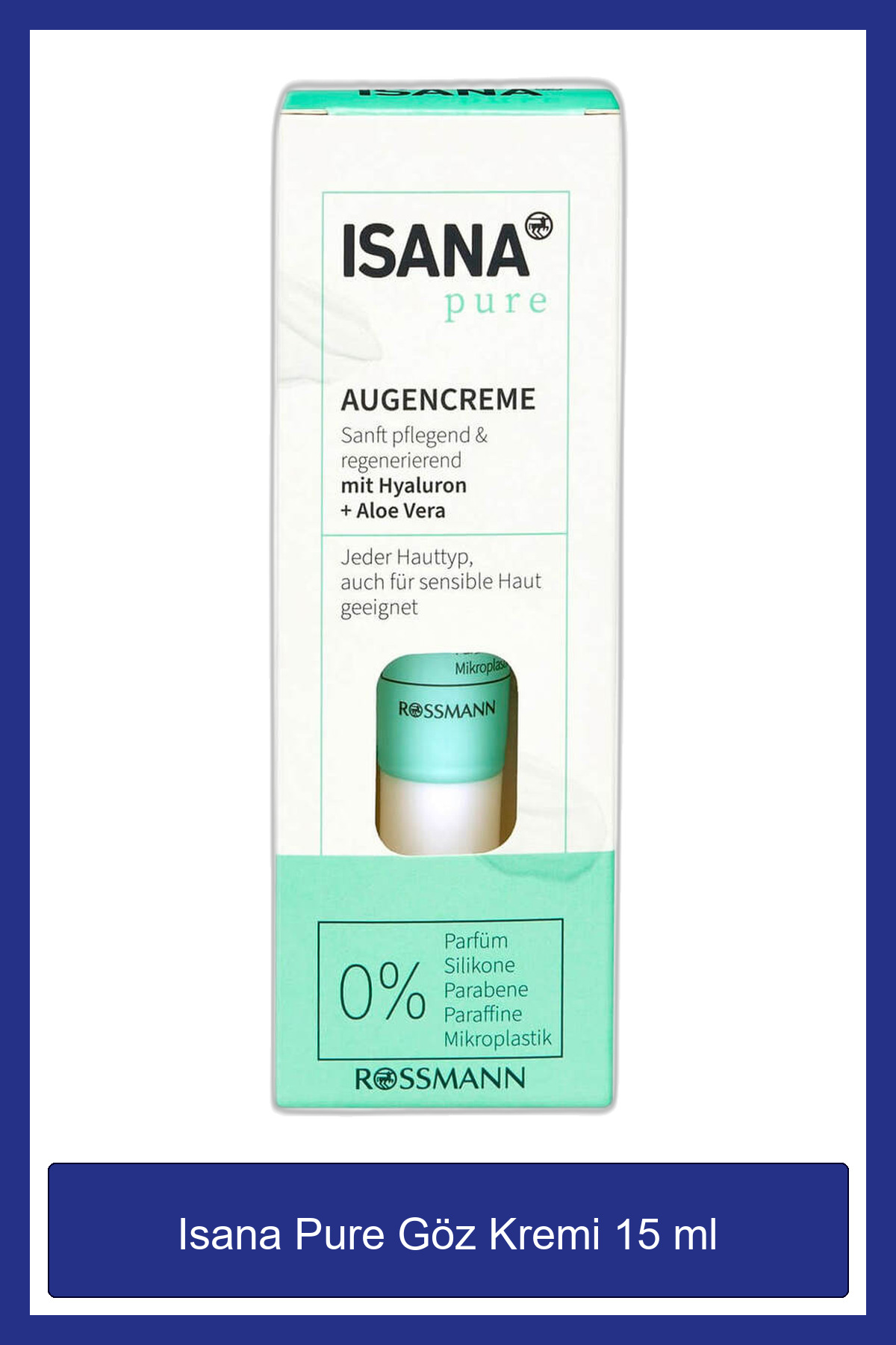ISANA Pure Göz Kremi 15 ml — SR21070130