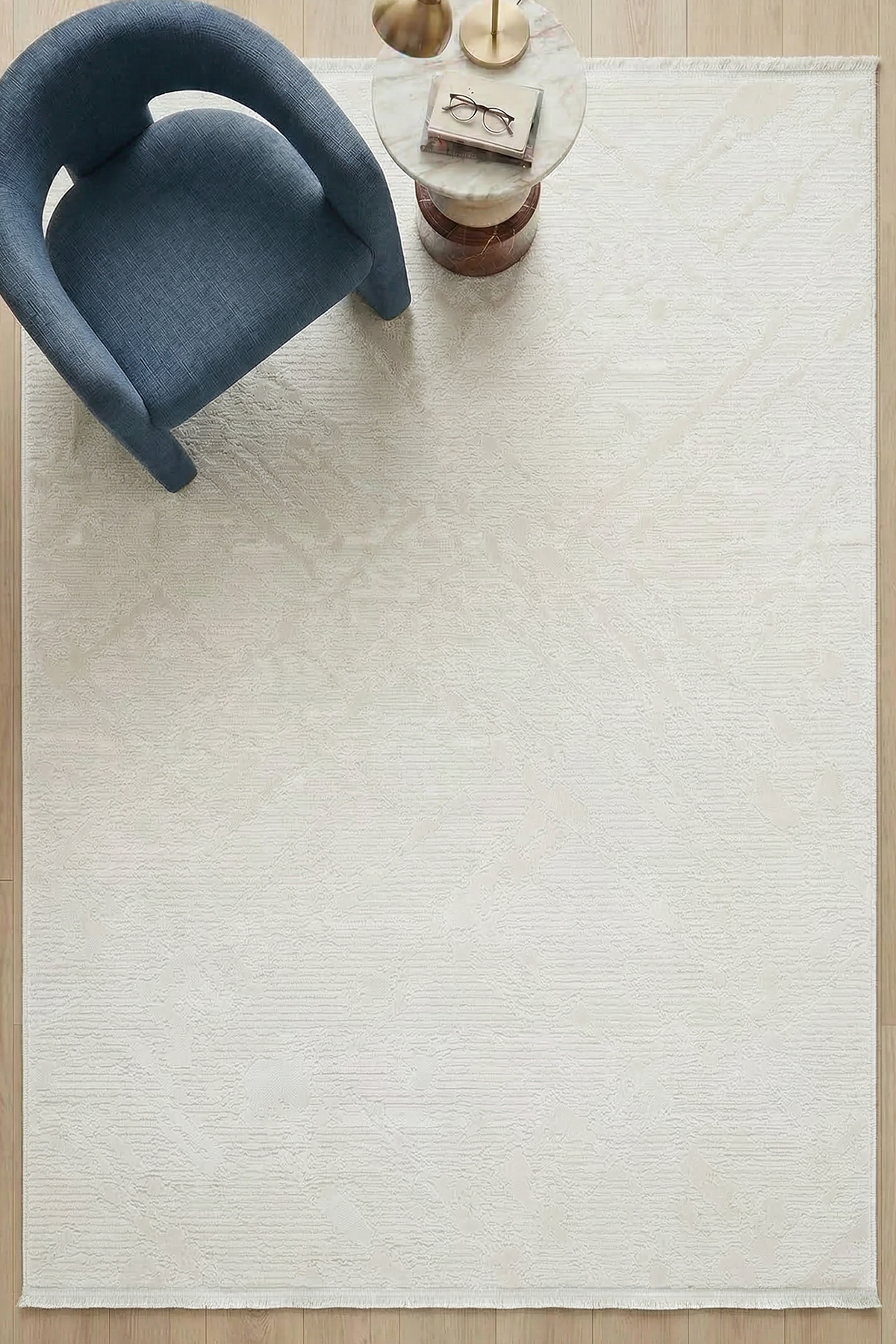 Nevada 2504 Cream Beige Machine Carpet Soft Embossed Flat Carpet Summer Room Living Room Living Room Rug
