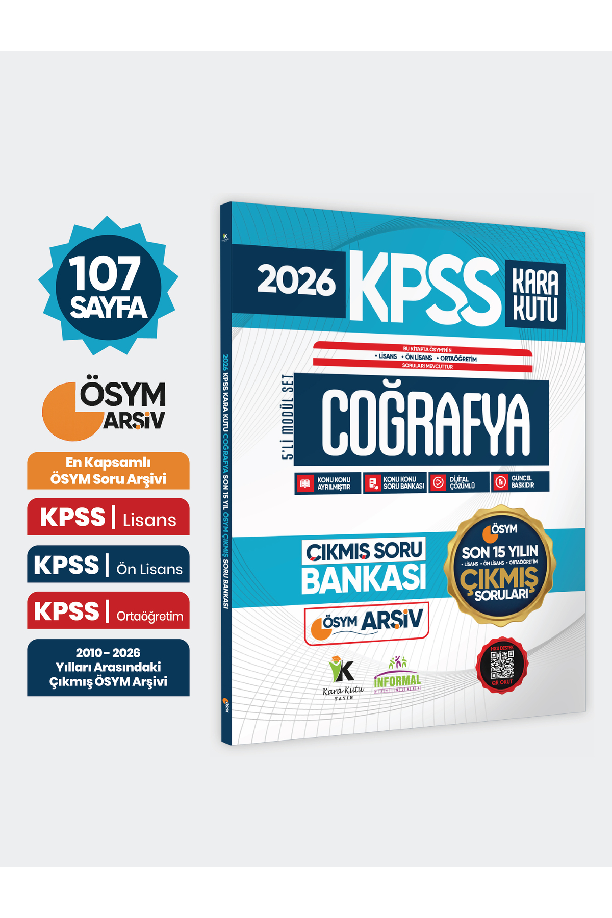 Karakutu Yayınları 2026 FULLKPSS Lisans-Önlisans-Ortaöğretim