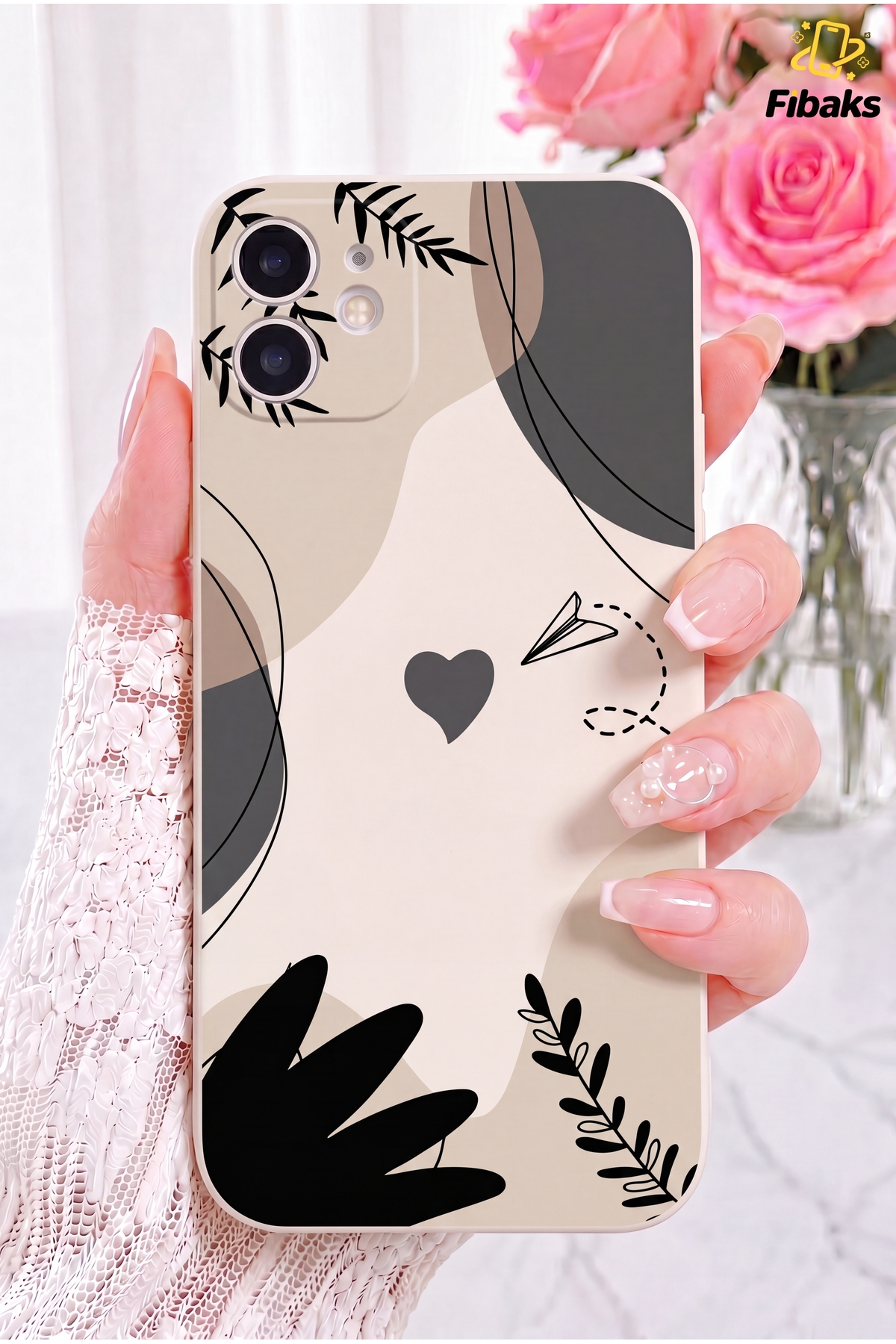 iPhone 11 Case Design Patterned Camera Shielded Secret Garden Heart Soft Silicone Cover