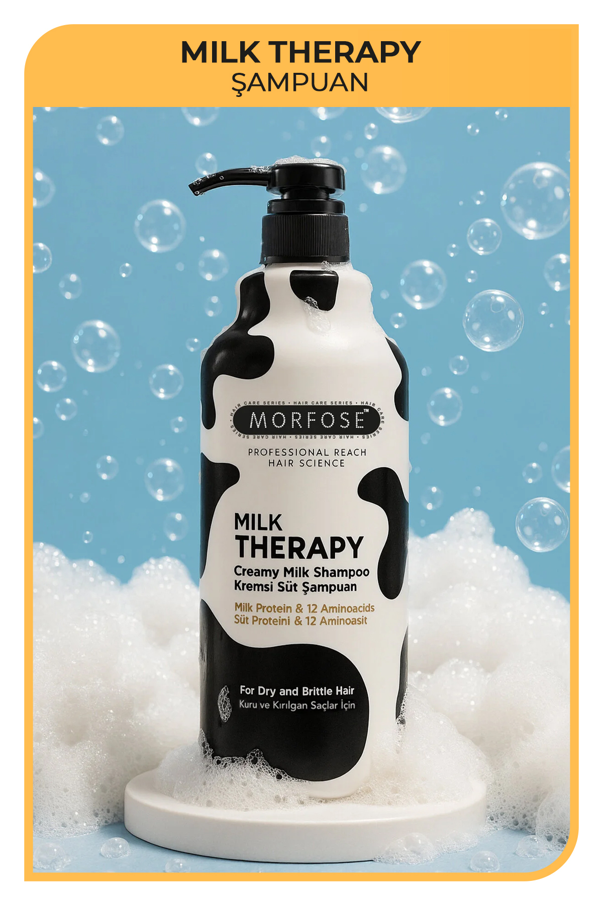 K-Milk Therapy Şampuan 1000 ml+Milk Keratin Saç Bakım Kremi 1000 ml — MI00000494 — تصویر 6 از 6