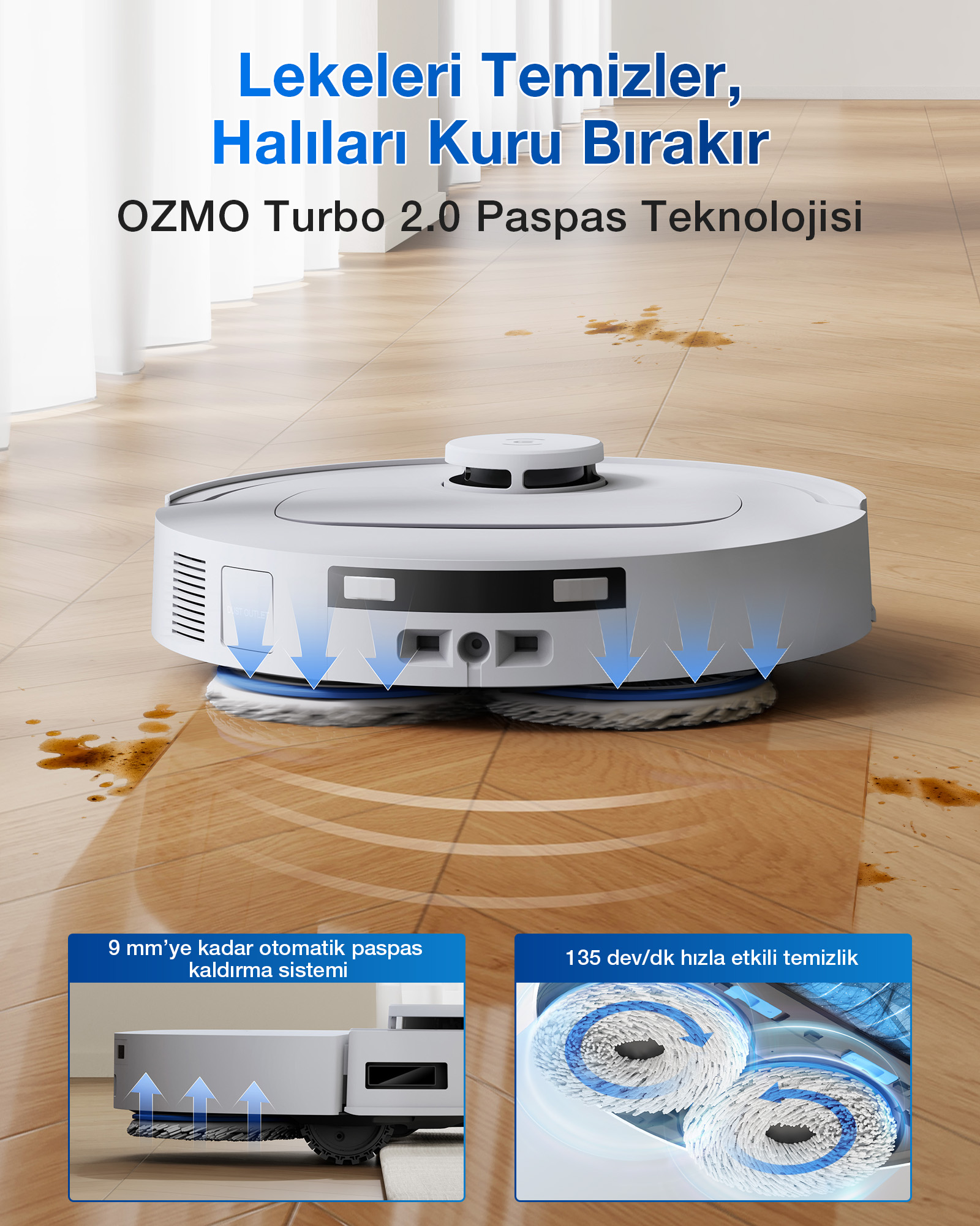Ecovacs Deebot T30C Prime Omni Robot Süpürge