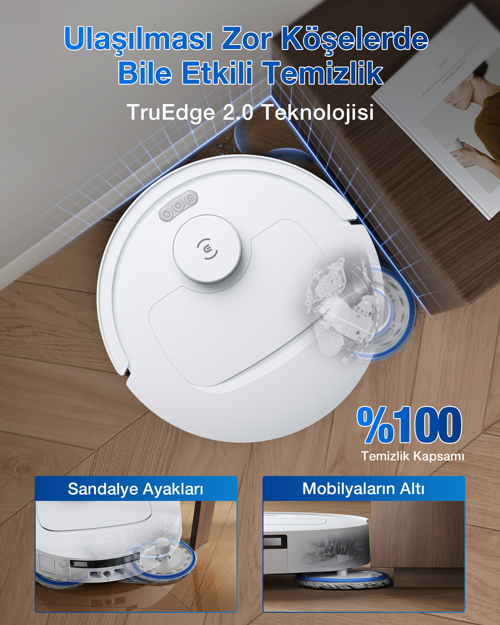 Ecovacs Deebot T30C Prime Omni Robot Süpürge